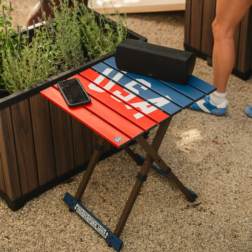Compact Camp Table 20™ - USA Anniversary Deluxe